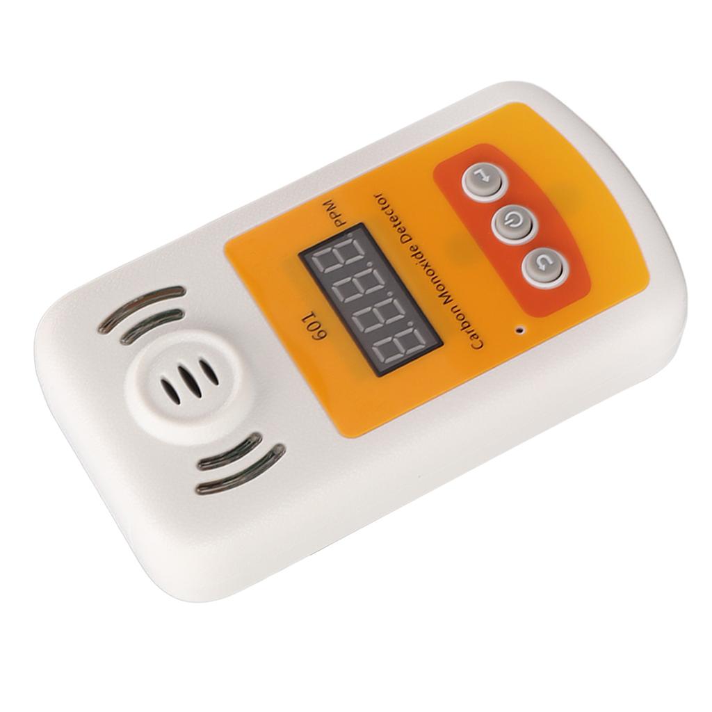 CO Gas Tester Handheld CO Gas Detector Digital Gas Tester With Sound Light Alarm 1ppm Resolution