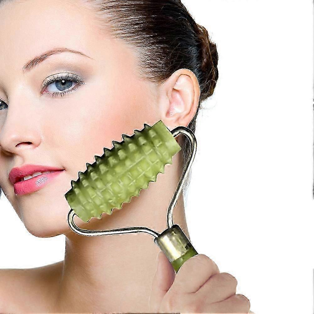Portable Massage Roller Jade Facial Massager Roller Face Jade Roller WSLIHV