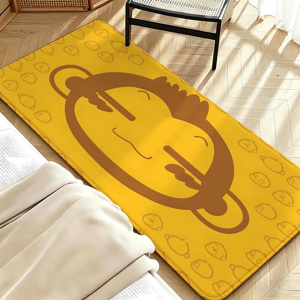 Cartoon Y-yoyocici Floor Mat Soft Flannel Entrance Door Mat Non Slip Absorbent Bathroom Bedroom Floor Rug