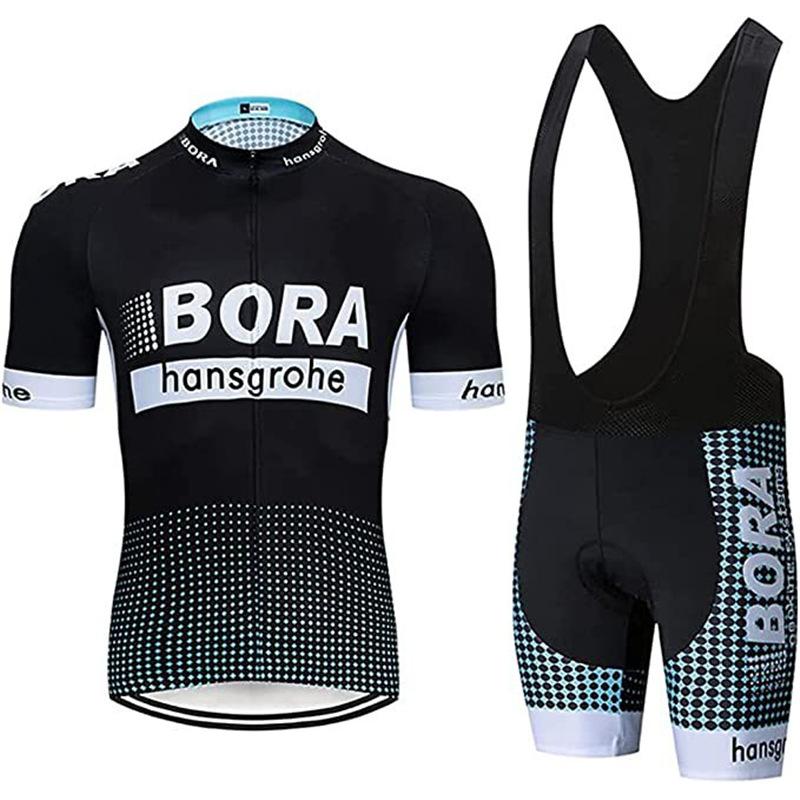 Set esclusivo transfrontaliero di abbigliamento da ciclismo BORA, maglie a maniche corte e pantaloncini, l'abbigliamento da ciclismo è personalizzato dai produttori per renderlo popolare su Amazon
