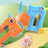Luminous Gyposcope Dinosaur Vehicle Whistle Fun Ejecting Flying Plaything Spinning Car Toy Ideal for Kids Boys Children