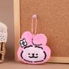 Kawaii Sanrio Maltézský plyšový přívěsek Hello Kitty Kuromi Melody s kapucí Plněná panenka Klíčenka Kroužek na klíče od auta Dekorace na batoh