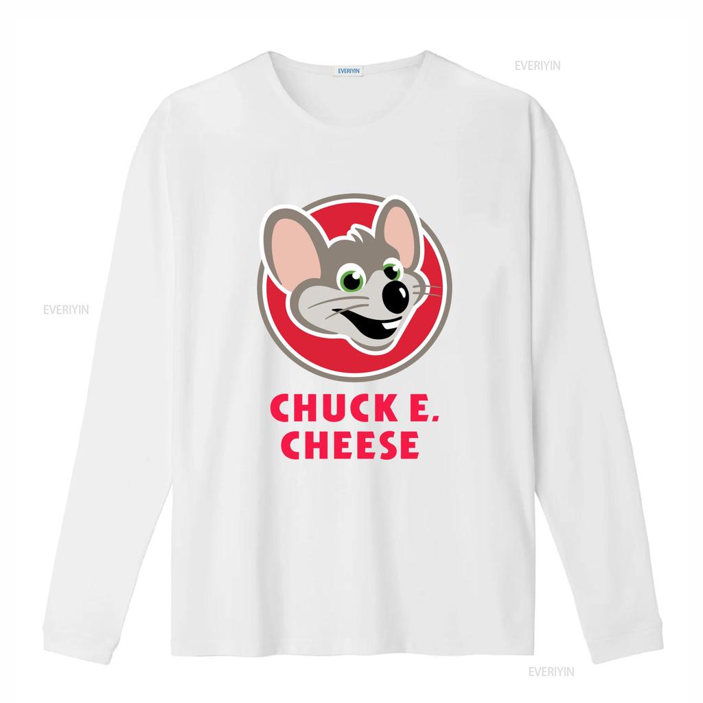 Chuck E Cheese Restaurant Mens Black T Shirt Size S 5XL Cute Mouse Design vintage Washed designer clothes Stretched streetwear