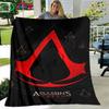 Giochi di Moda 3D Coperta A-Assassin's Creed, Coperta Plaid in Flanella per Letto Divano Picnic Ufficio Escursionismo Tempo Libero Riposo Regalo di Compleanno