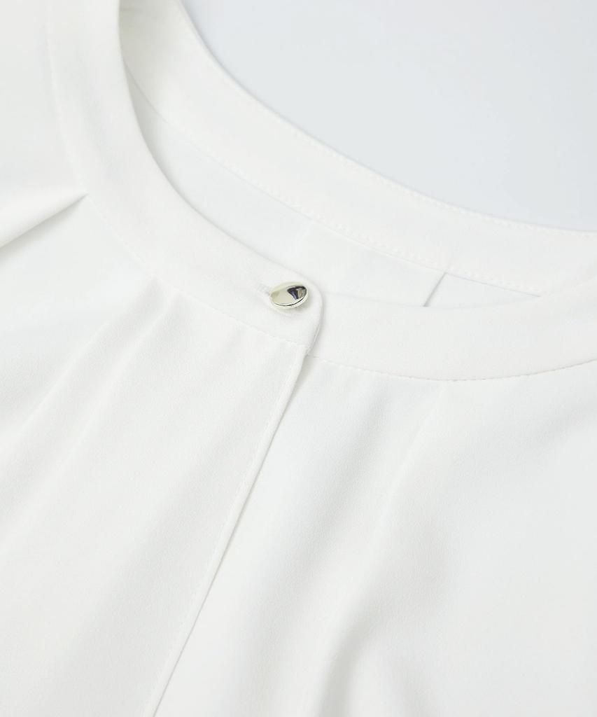 ROPE PICNIC Metal Button Bowtie Blouse Size Available In 2 Sizes Women's (White, 10) - (Web Exclusive)