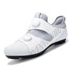 Unisex Cycling Shoes Low-Cut Velcro Rubber Sole Road Bike Breathable Lightweight Anti-Slip Size 37-47