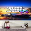 1pz Arazzo Gioco Grand Theft Auto, Soggiorno, Camera da Letto, Ufficio, Decorazione Festa, Regalo Festivo Ideale