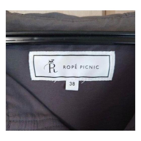 Rope Picnic Hooded Mountain Parka M Size Charcoal Gray
