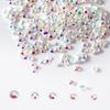 Glass Zirconia For Nails C-1 Crystal Ab Mix Sizes Approx.1440 Pcs Pack