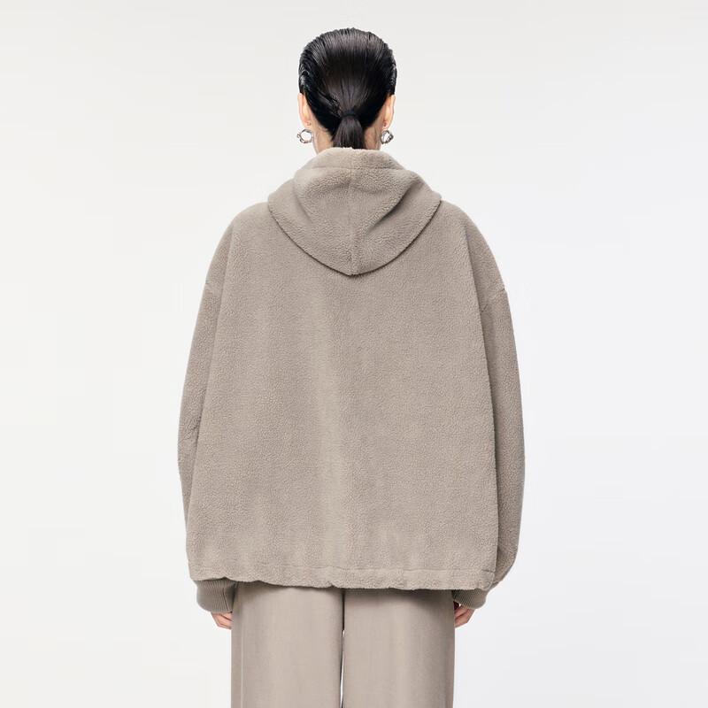 JNBY 2024 Winter Hooded Pullover Sweatshirt