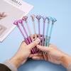 1 Pc Metallic Large Diamond Pen Fluent Writing Suitable for Office Work, Brushing Questions, Signing Writing, Diaries, Notes, Student Classroom Priz