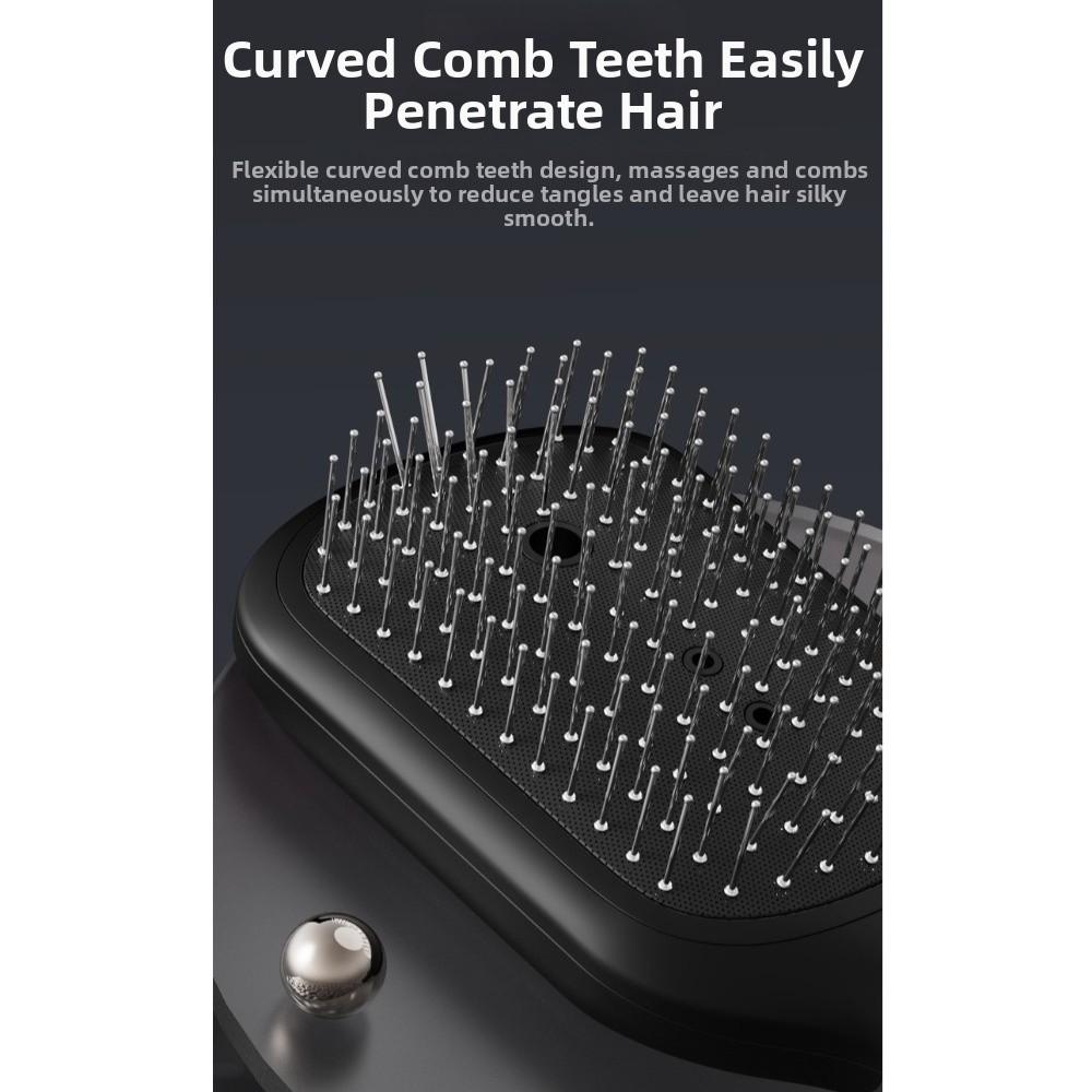 Anti-Frizz Large Tank Electric Spray Hair Brush Multi-Function 2-In-1 Misting Hair Brush  Household