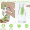 3/9pcs Pea Cup Cleaning Sponge Set Kitchen Bottle Clean Brush Reuseable Coffee Wine Drink Glass Scrubber Internal Clean Gadgets