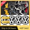 Nové 4 ks 56mm Samolepky na středové krytky kol auta Znaky na auto Dekal pro Volkswagen GTI R-Line R Polo T5 Golf Passat Scir