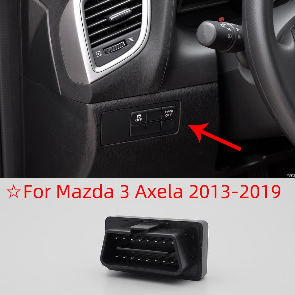 

Деактиватор i-stop Деактивация Для Mazda 3 Axela 2013-2019 Автоматическое Отключение Системы Старт-Стоп Многофункциональные Разъемы OBD