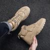 Fashion 2024 Men Boots Tactical Military Combat Boots Men Ankle Boots  Outdoor Hiking Shoes Light Non-slip Men Desert Botas Working Shoe