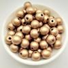 Children's DIY 16MM Solid Color Wooden Beads for Stringing