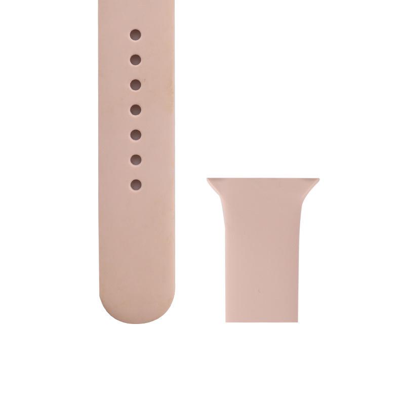 Apple Classic Solid Silicone Strap for iWatch 9/Ultra – Durable Solid Color Band