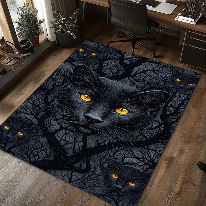 Katze Tier Teppich Haus Teppich Büro Dekorativer Teppich Für Wohnzimmer Schlafzimmer Fußmatte Boden Teppich Computer Stuhl Bereichsteppich