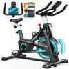 Rower treningowy WENOKER Cichy z magnetycznym oporem regulowanym - z aplikacją - ekran LCD - do treningu cardio Pojemność 160 kg