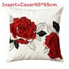 New Chinese Style Heart Decor Cushion Cover With Plush Material For Living Room Gift