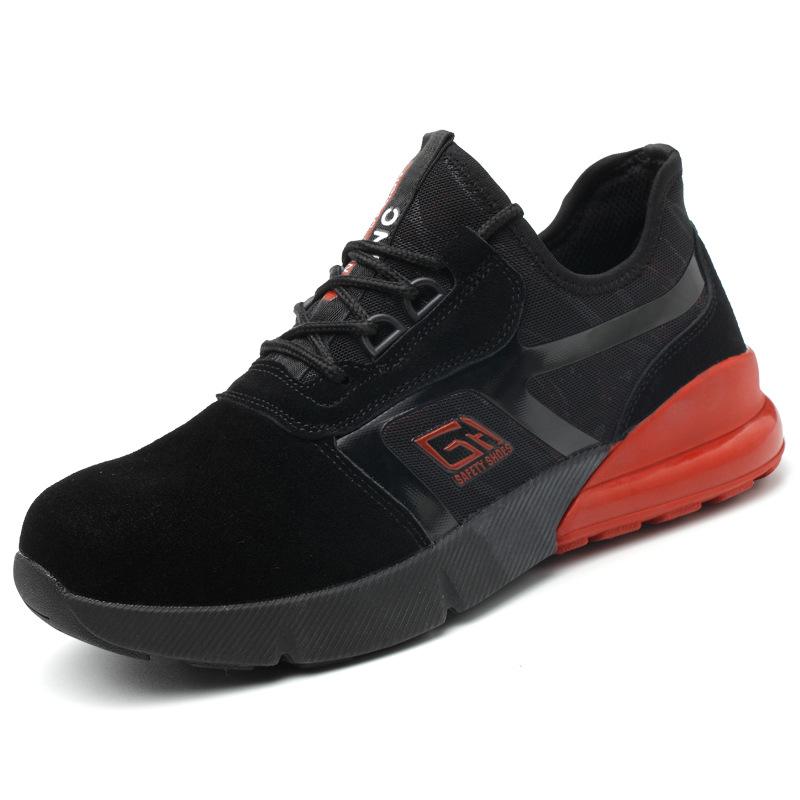 

Holfredterse 2022 Indestructible Mens Cow Suede Work Steel Toe Boots Anti-Smash Anti-Puncture Industrial Shoes 1688-617-1 46