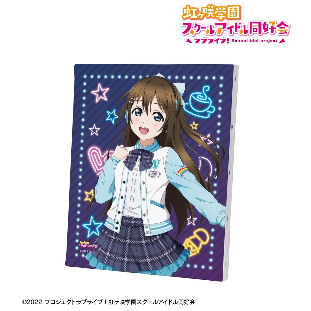 Love Live! Nijigasaki High School Idol Club Original Illustration Shizuku Sakurazaka Miracle STAY TUNE! Canvas Board