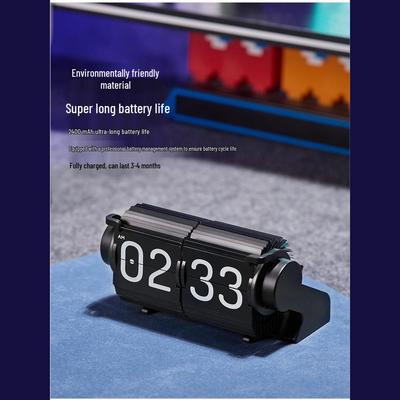 Time Flow Ring: Creative Smart Desk Clock with Automatic Time Correction and Multifunctional Alarm