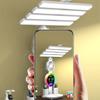 3 In1 Multifunction Table Lamp LED Four-headed Folding with Fan Calendar Clock USB Rechargeable Desk Light 3200mah Reading Lamp