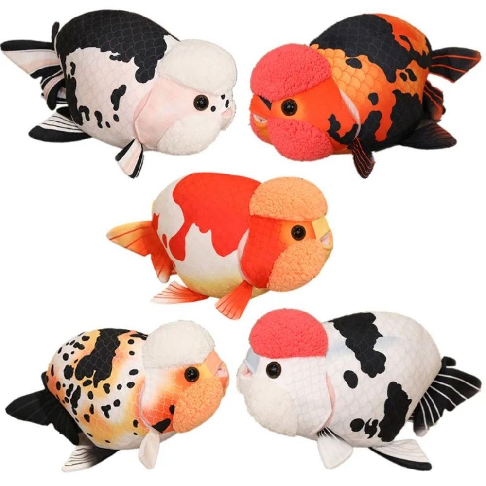 PP Cotton Realistic Fish Plush Plush Goldfish Stuffed Doll Funny Kid Cartoon Fish Toy  Gift