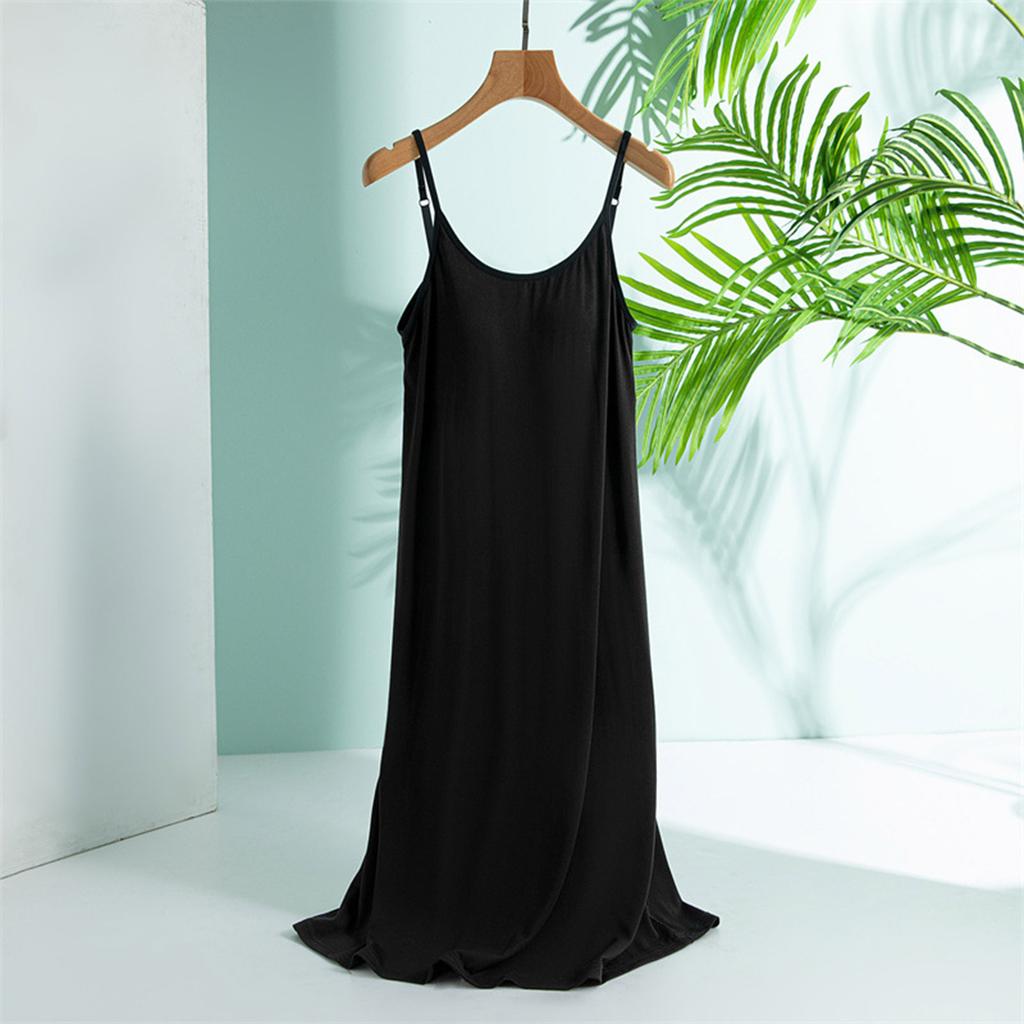 Women's Summer Dress Loose Beach Vacation Casual Deep V Neck Vest Dress Elegant Shirt Dress