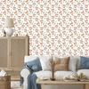 Deer Wallpaper in white, light gray and cream for the living room and bedroom 50x1000