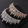 European American Fashion Crystal Crown Headband Headwear Hair Accessories For Bride Female Girl Party Proms Costume Cosplay