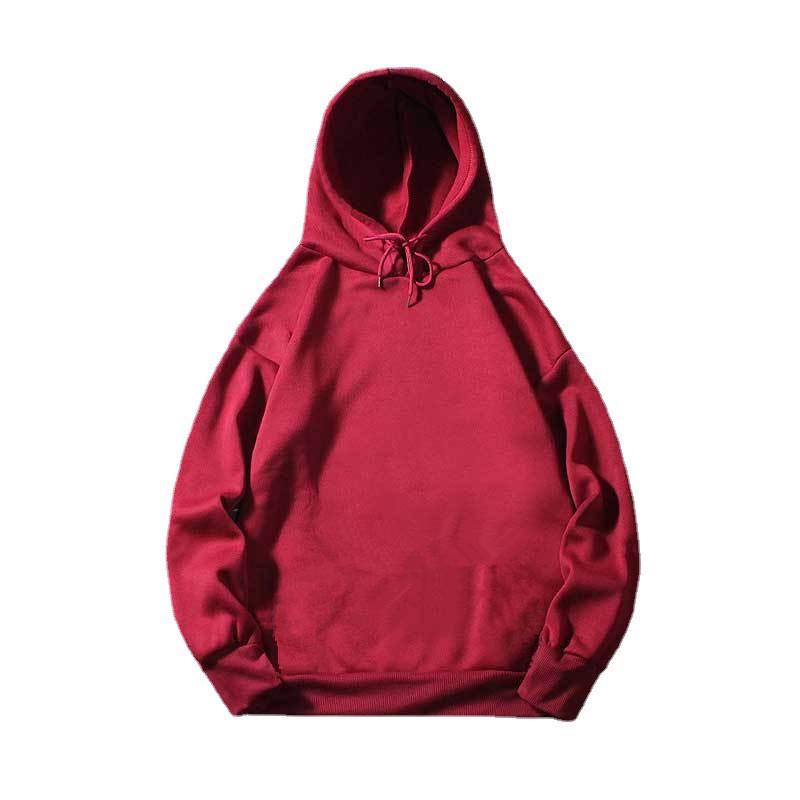 Women's Fleece-Lined Hooded Sweatshirt - Thickened, Loose Fit, Solid Color, Long Sleeve for Autumn/Winter