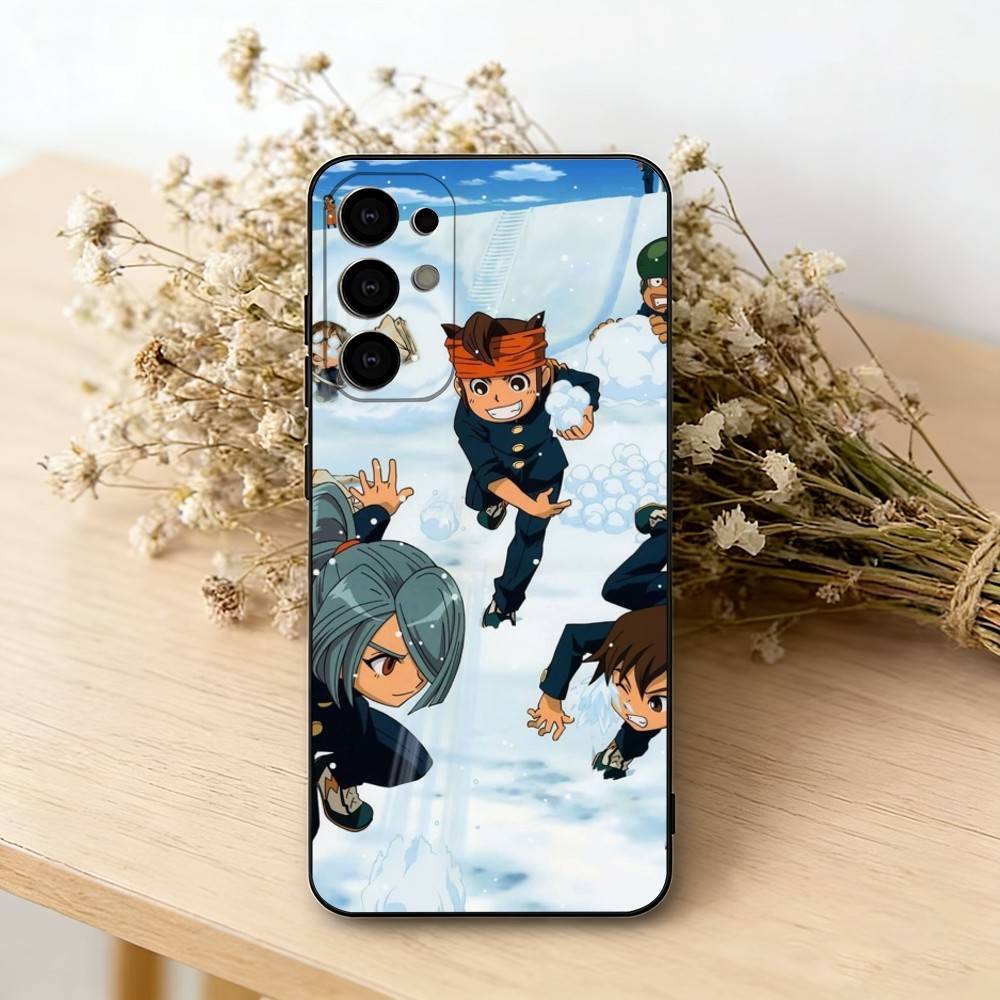 Inazumas Anime E-Eleven Phone Case For Samsung S25,S24,S21,S22,S23,S30,Ultra,S20,Plus,Fe,Lite,Note,10,Black Cover