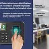Biometric Fingerprint Attendance Machine Multi-Functional Employee Clock In/Out System Recording for Administrative Financial