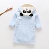 Herbst Winter Kinder Nachtwäsche Baby Roben Flanell Bademantel Für Kleinkind Junge Mädchen Panda Mit Kapuze Nachthemd Nette Kinder Pyjamas