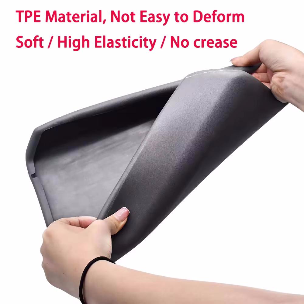 Car Armrest Box Center Console Car Armrest Cushion TPE Car Arm Rest Pad Cover For Tesla Model 3 Y Interior Replacement Parts