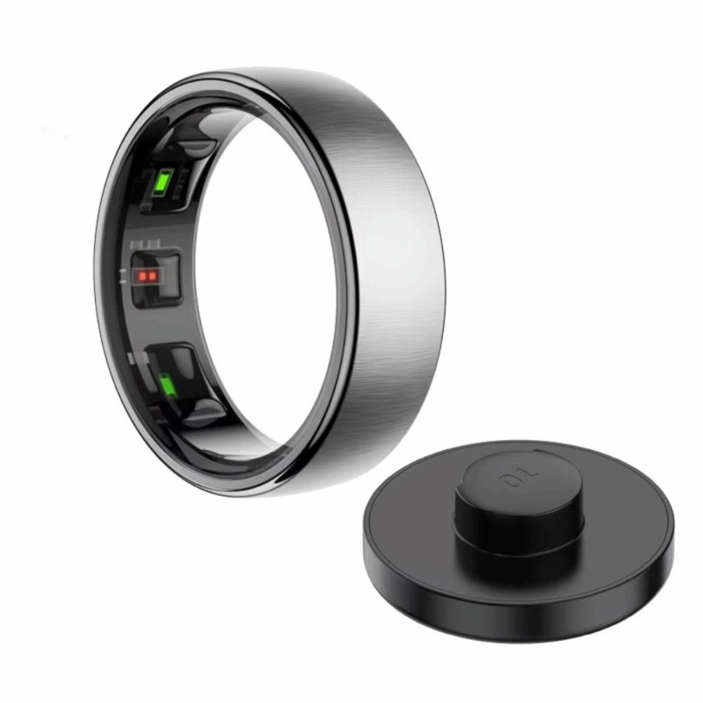 Wireless Charging Health Monitor Ring IP68 Waterproof Heart Rate Monitor Ring  Sleep Monitoring