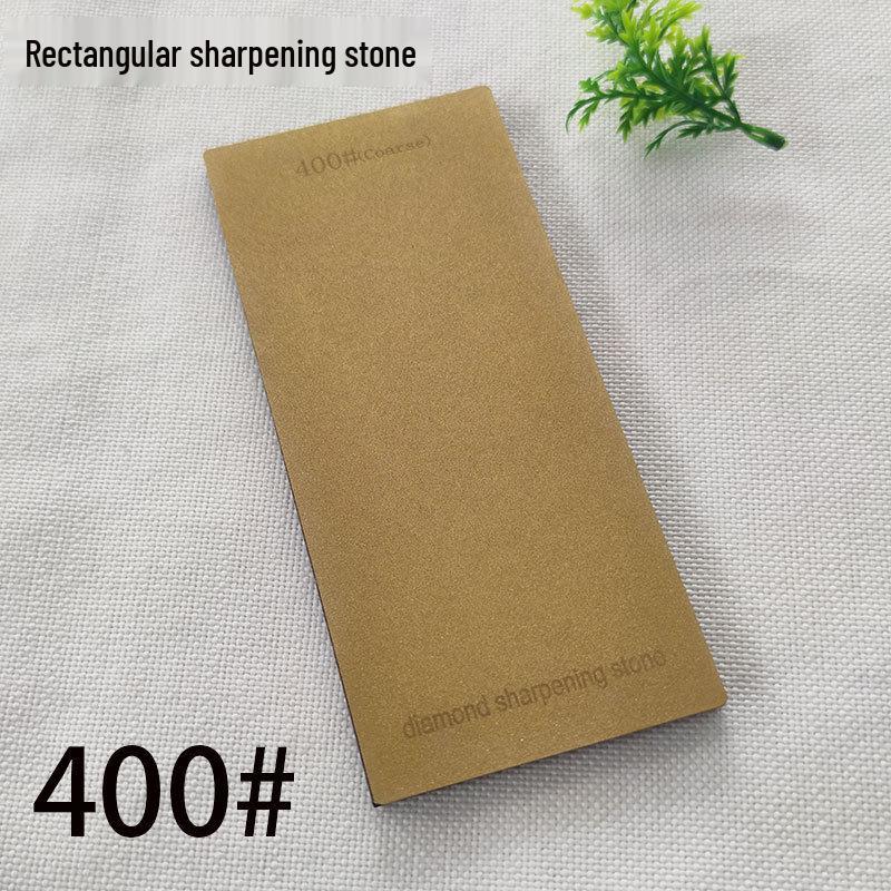 Diamond Whetstone Knife Sharpener with Non-Slip Acrylic Base - Single/Double-Sided.