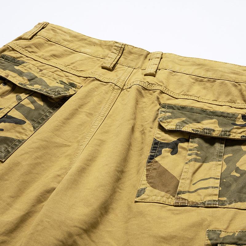 JAYSCE Pánské módní šortky Bavlna Ležérní Léto Pracovní Combat Kalhoty Klasické krátké Oversized Cargo Kalhoty Letní plážové kalhoty