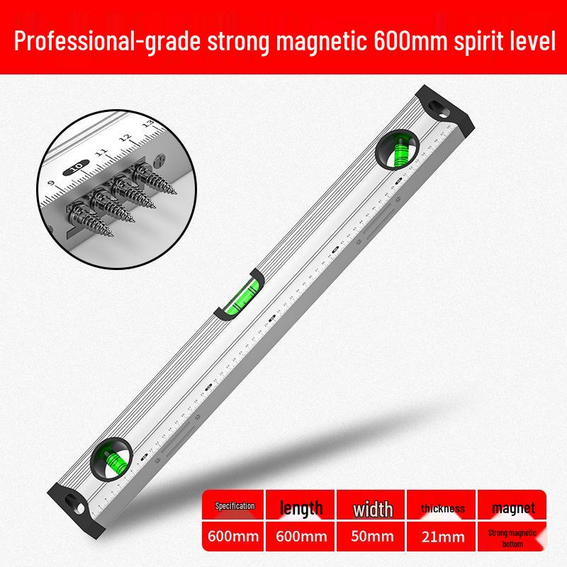 High Precision Magnetic Aluminum Bubble Level Tool