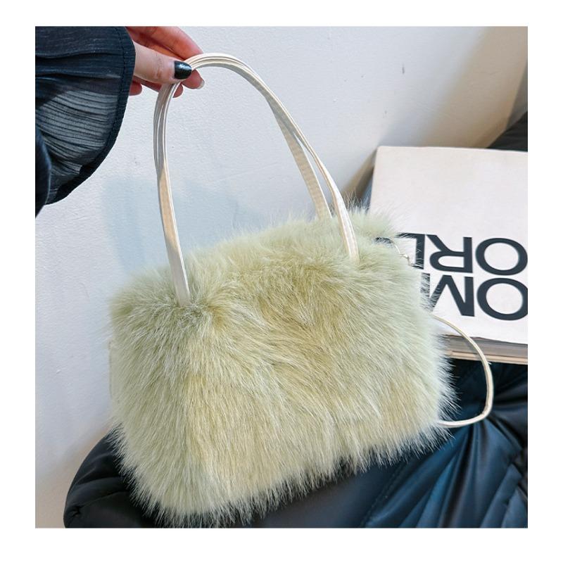 pr p a oen's winter new trend ashion ollege style tote bag large capacity shoulder hair bag