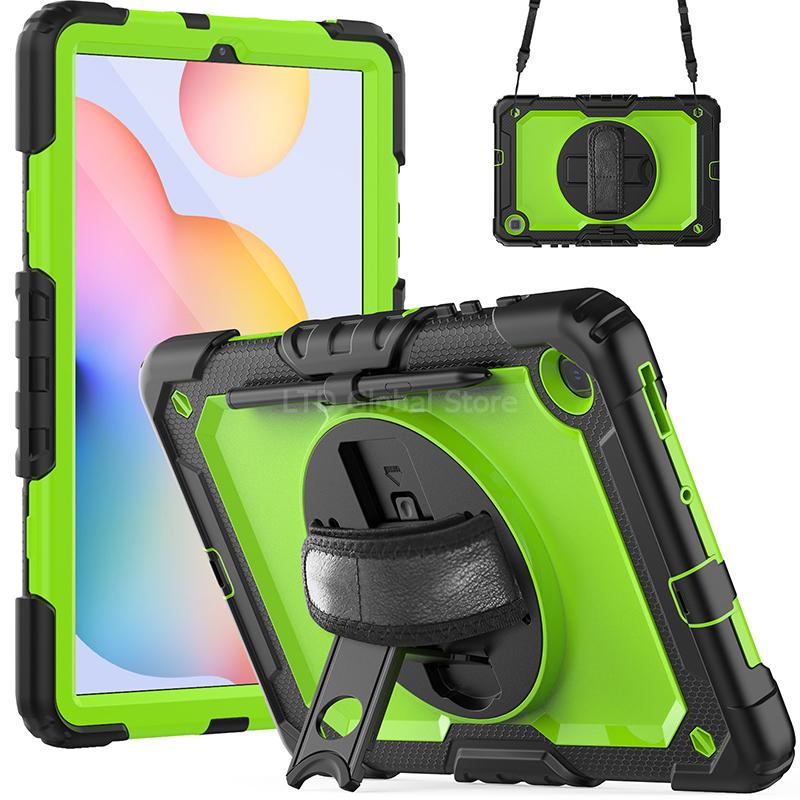 Case For Samsung Galaxy Tab S6 Lite 10.4 P620 P625 P613 P619 P610 P615 Tablet Case Kickstand 360 Rotation Cover