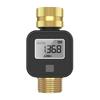 IPX5 Waterproof Water Consumption Test Meter Brass Inlet Electronic Water Meter  Garden Irrigation