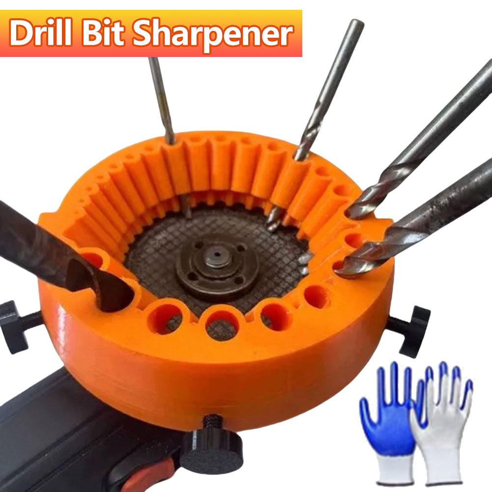 Drill Grinder Grinding Tool Power Drill Bit Grinding Attachment Multipurpose Universal Blade Angle Grinder for 2-13mm Drill Bits