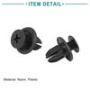 ACROPIX Door Sill Panel Liner Bumper Spoiler Push Rivet Retainer Fastener for BMW Mini Cooper E81 E82 E83 Black 20pcs