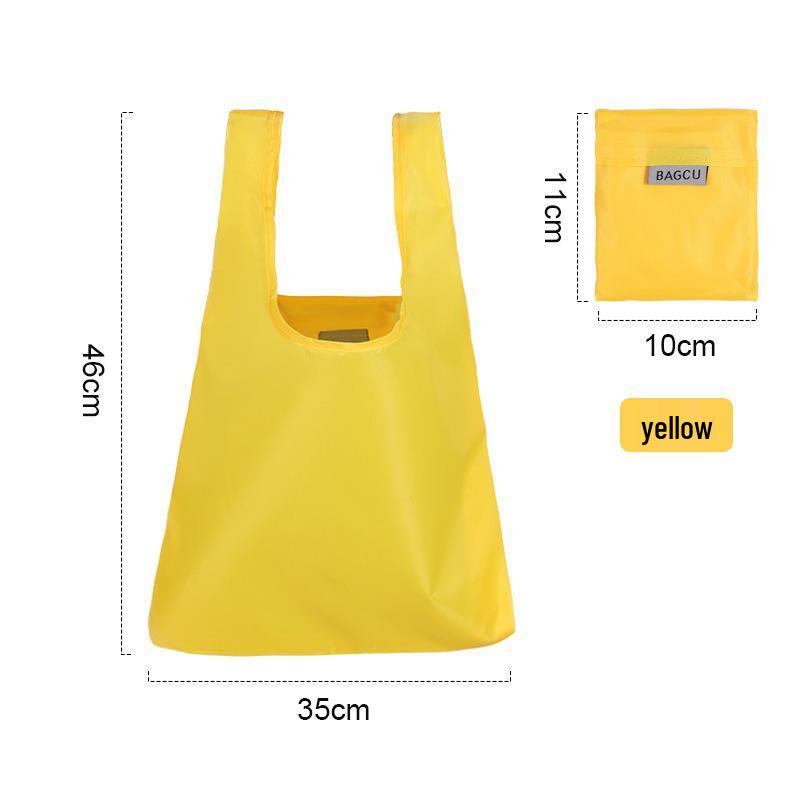 Large-Capacity Oxford Cloth Grocery Bag, Foldable & Portable with Premium Fabric Feel
