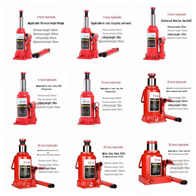 Vertical Low-Profile Hydraulic Car Jack