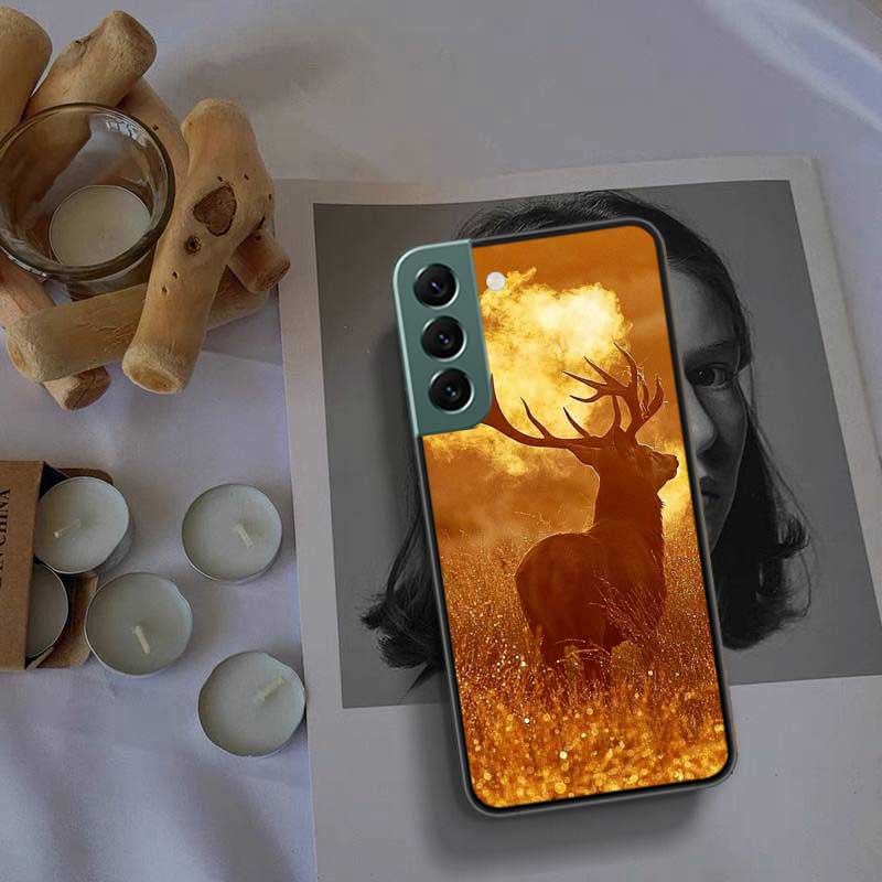 

Камуфляжний чохол для телефону Deer Hunting для Samsung A02 A03 A03S A04 A04S Galaxy A55 A35 A25 A15 S10 Lite A9 A8 A7 A6 Plus A90 A80 Cover TP Samsung A8 2018